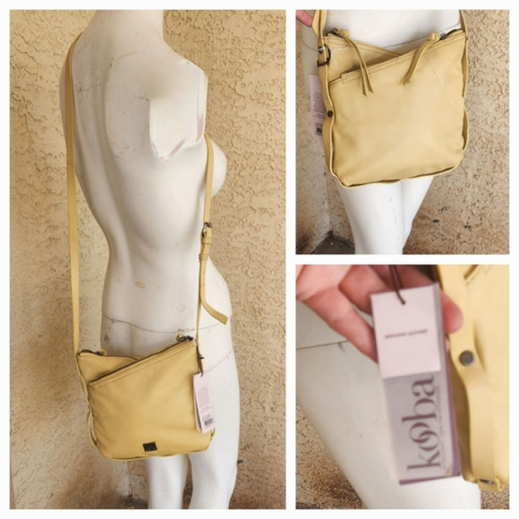 KOOBA LEATHER‎ CROSSBODY PURSE SUNSET - Picture 1 of 8
